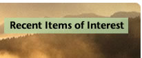 Recent Items of Interest